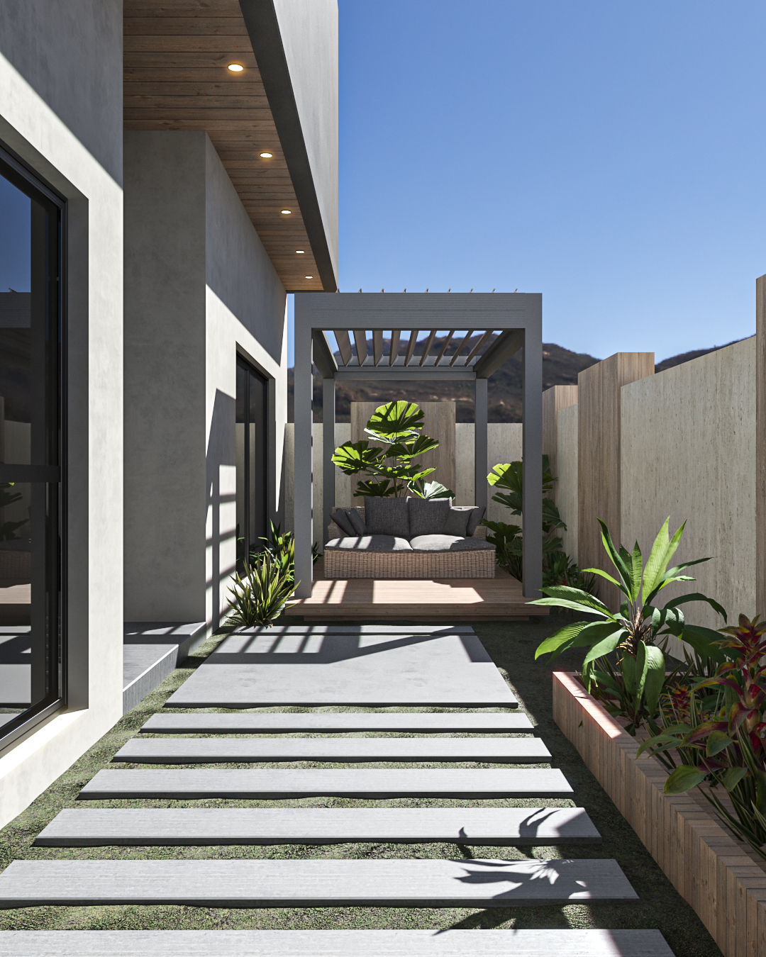 Luxury villa landscape-19