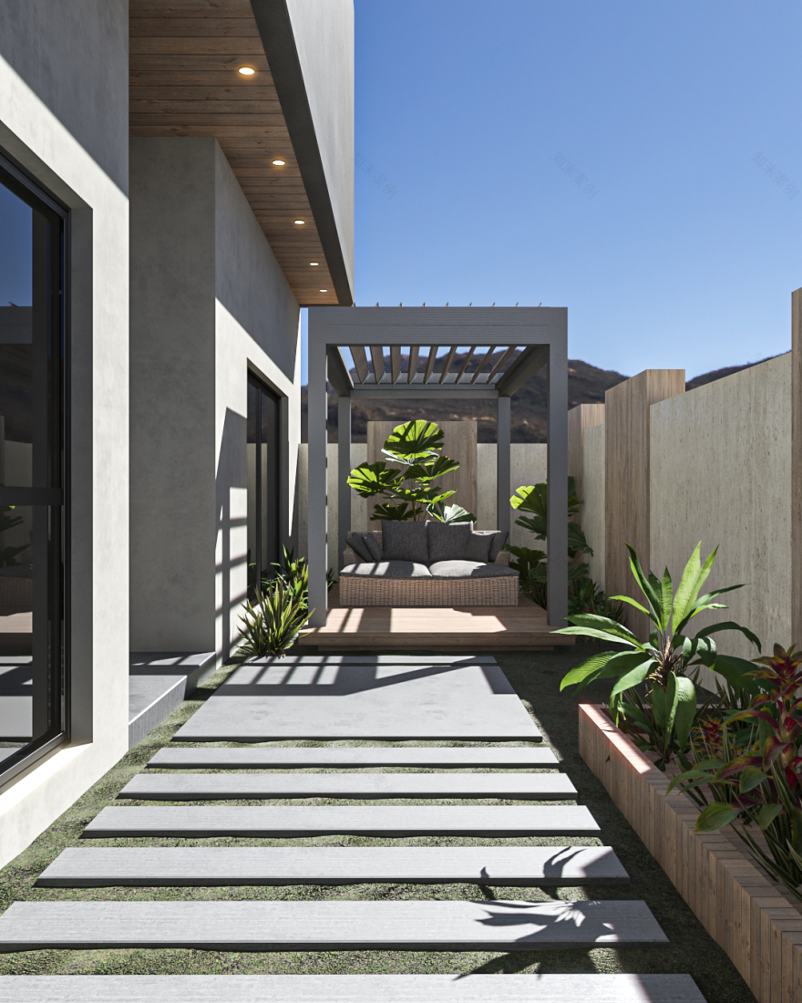 Luxury villa landscape-19