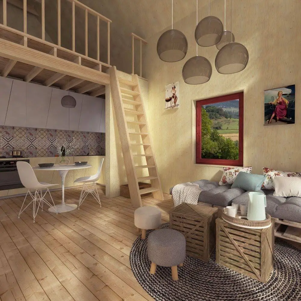 33 平米小户型现代住宅设计-2