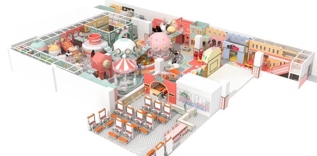 酷乐儿儿童乐园丨中国呼和浩特丨乙仓空间设计-15