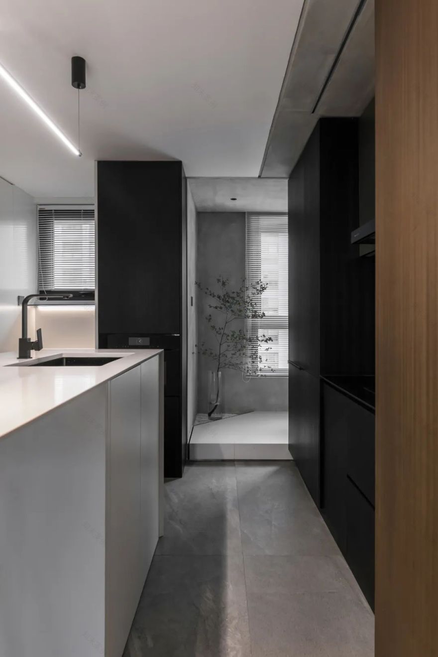 《星际穿越》几何美学,打造单身男业主的精致空间-41