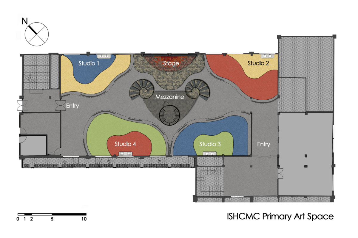 越南胡志明市小学艺术空间创新设计-14