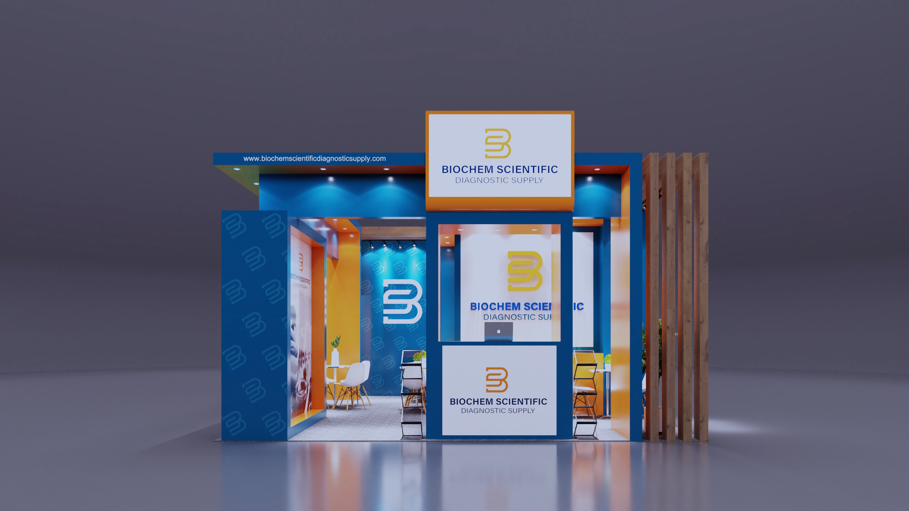 BIOCHEM SCIENTIFIC - Exhibition Booth with Awards-1