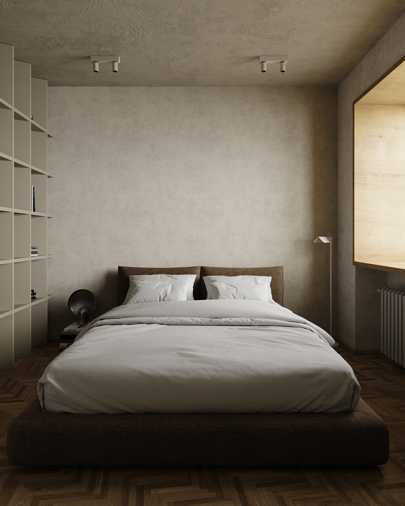 JAPANDI 风格城市公寓室内设计-32