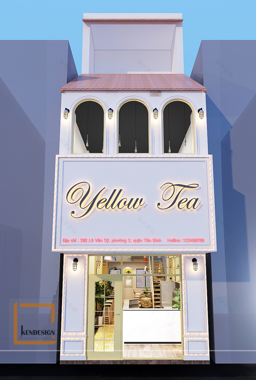 Yellow Tea奶茶店设计丨KenDesign-9
