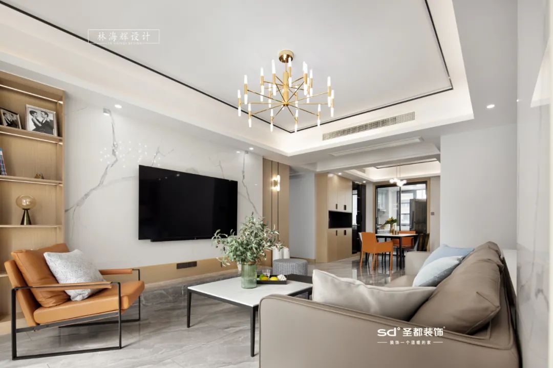 139㎡现代轻奢家居,全屋收纳打造轻盈生活-34