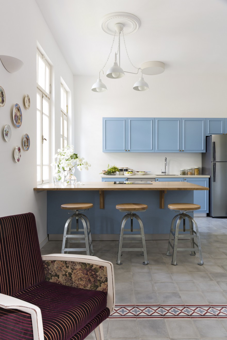 特拉维夫姐妹设计师打造的两套短期租赁公寓-9