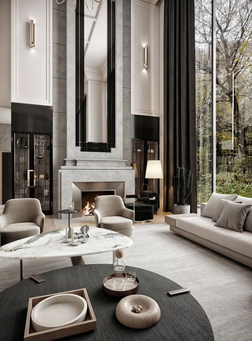 别墅豪宅 室内设计丨阿曼丨ZEBRANO,Buro One-9