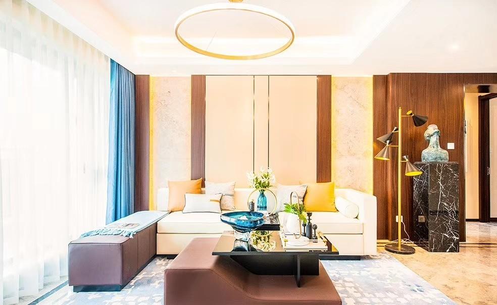 
郡原金石小镇顶层样板间丨现代轻奢 -1