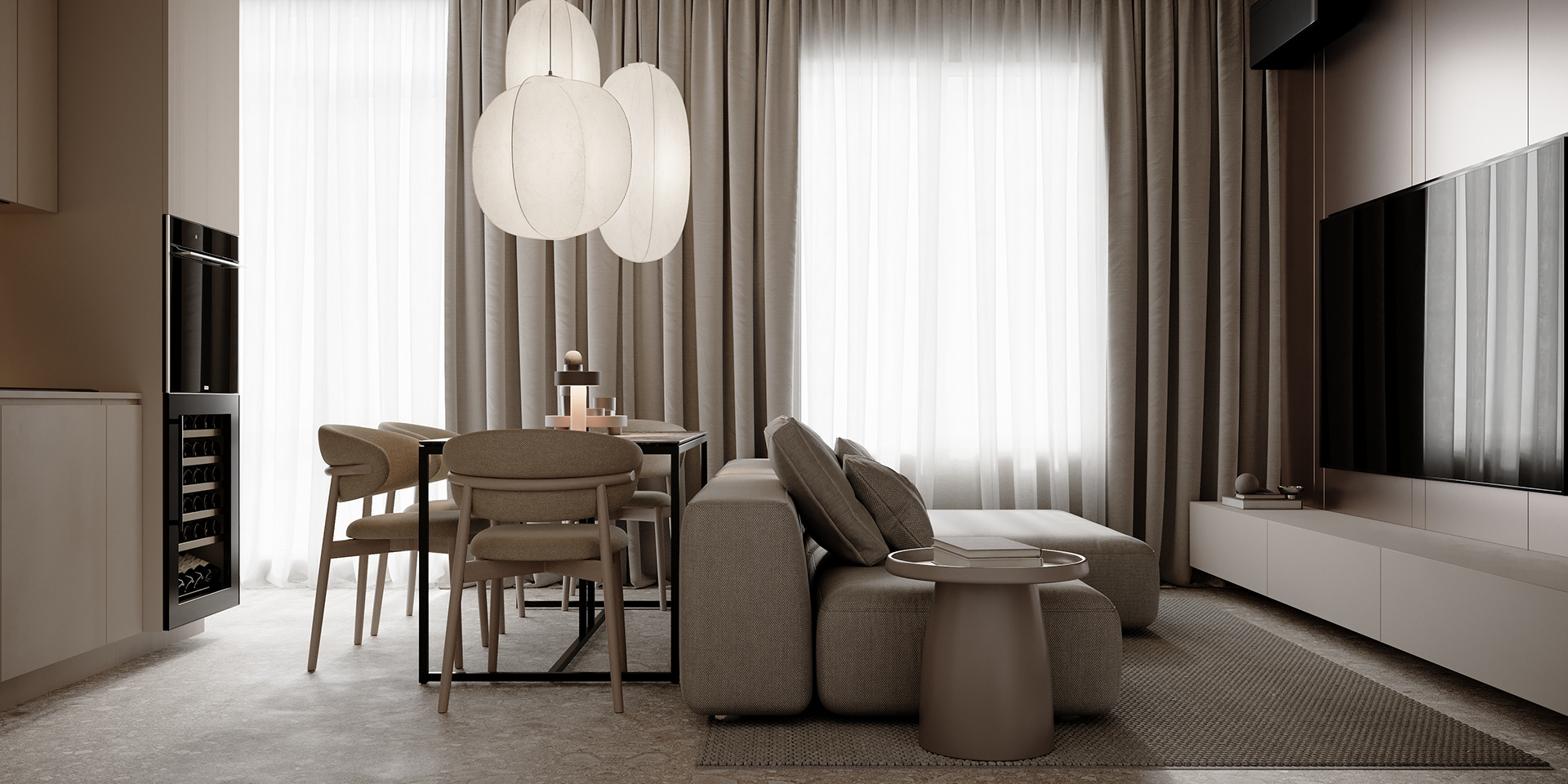 69.5㎡小空间公寓设计 既简约又优雅-2