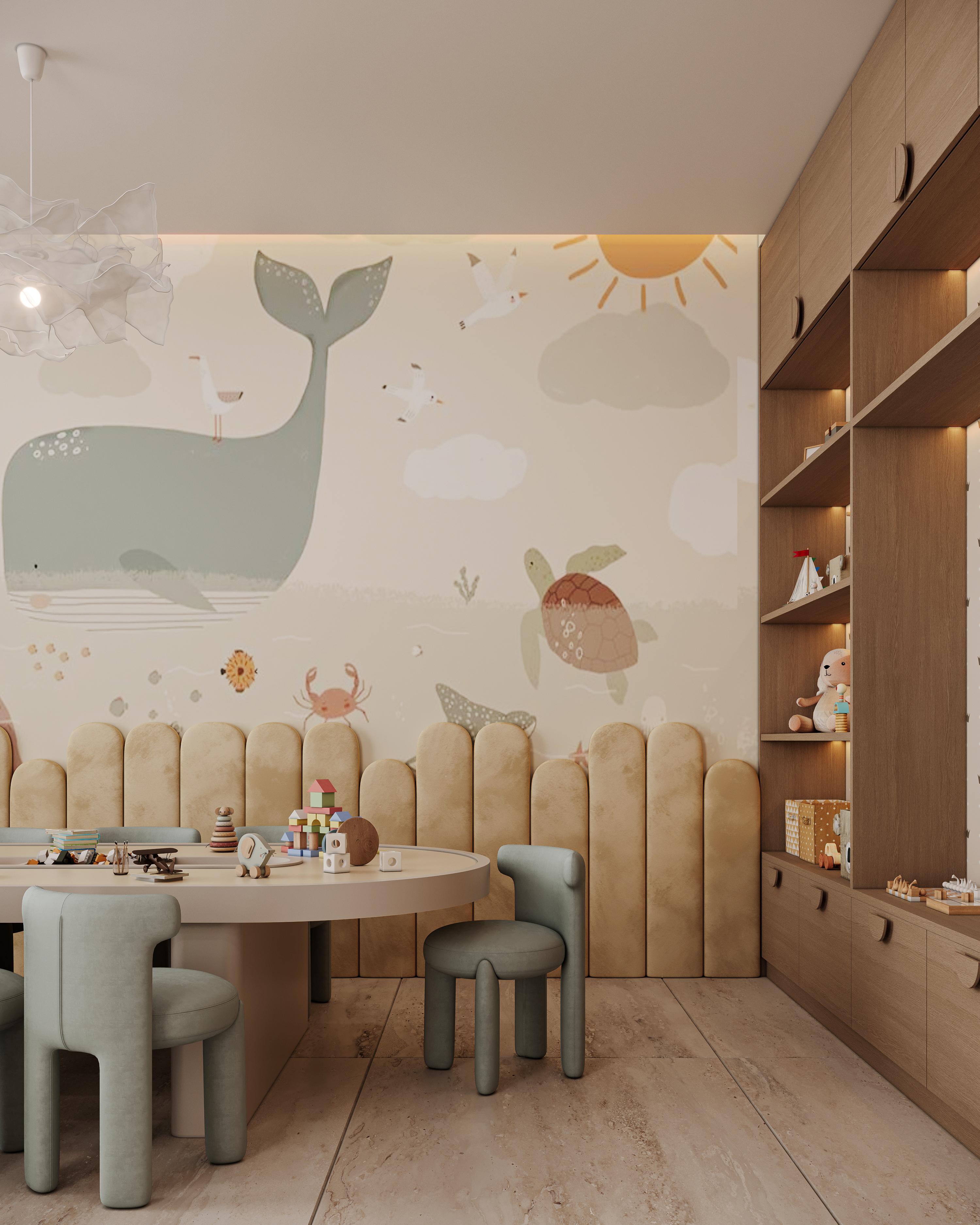 温馨柔软的游戏室丨United Arab EmiratesAbu Dhabi丨Esraa Joumaa-4