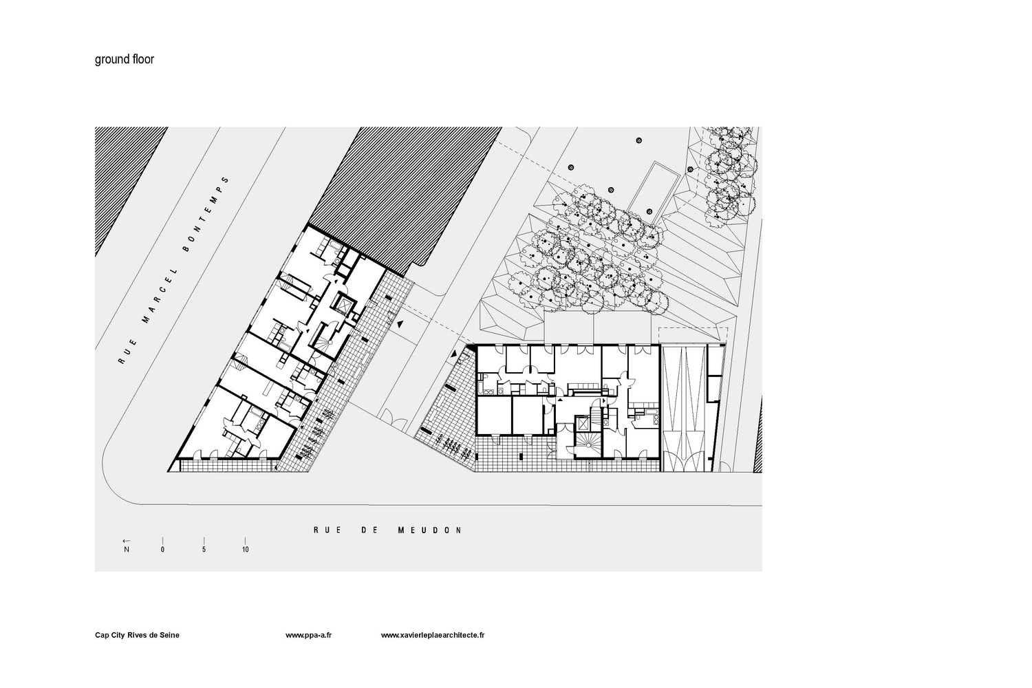 布洛涅比兰库尔特河畔住宅区折叠式设计-35
