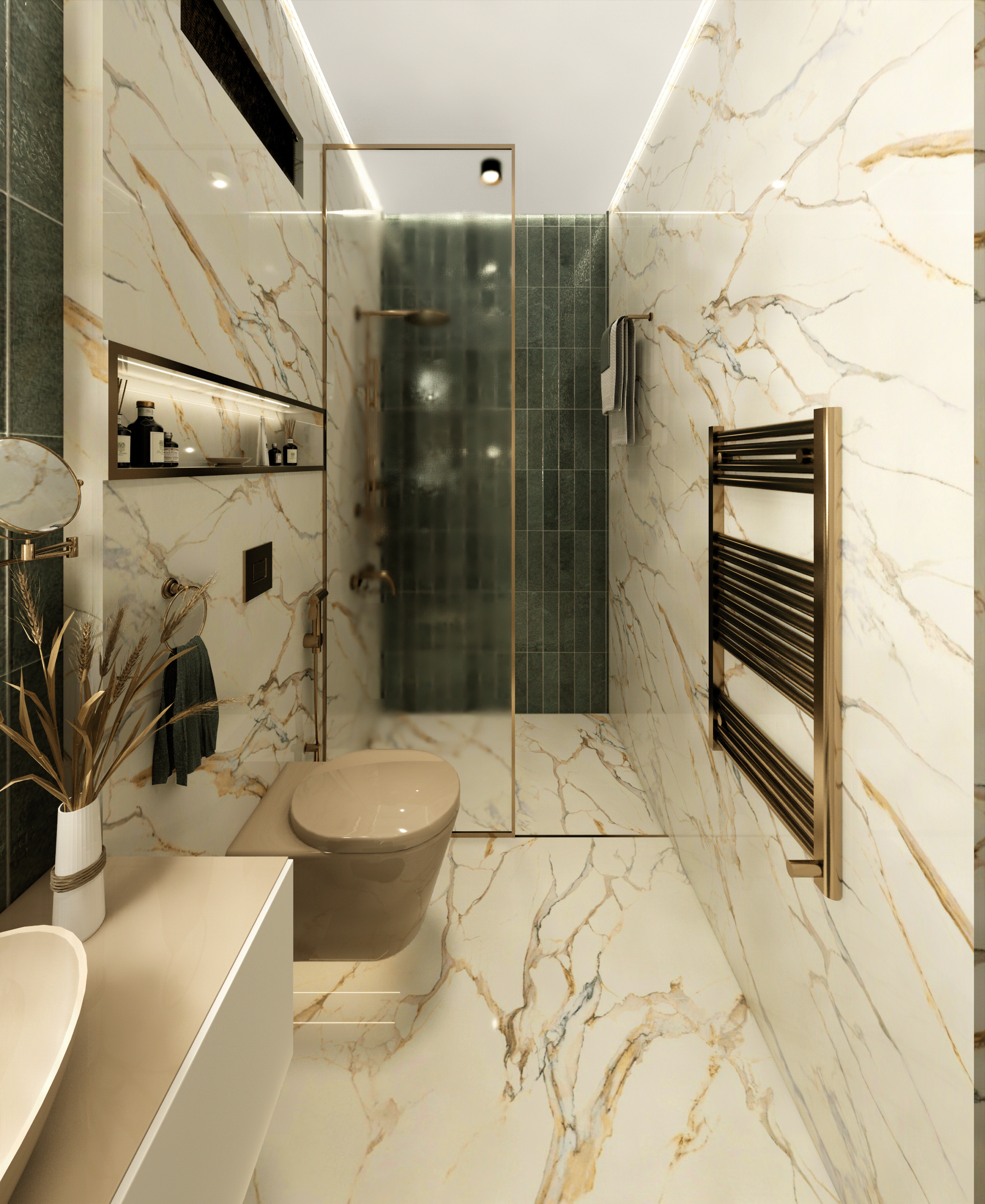 豪华洗手间设计丨tahseen.jamal-4