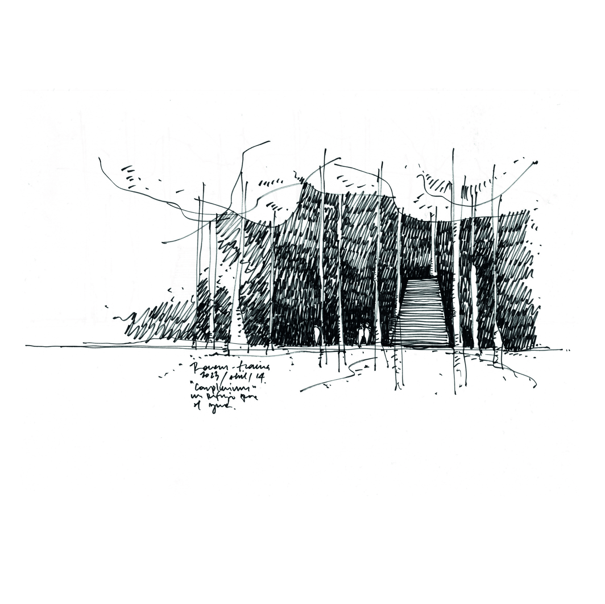 雨棚亭丨法国鲁昂丨P+S Estudio de Arquitectura-42