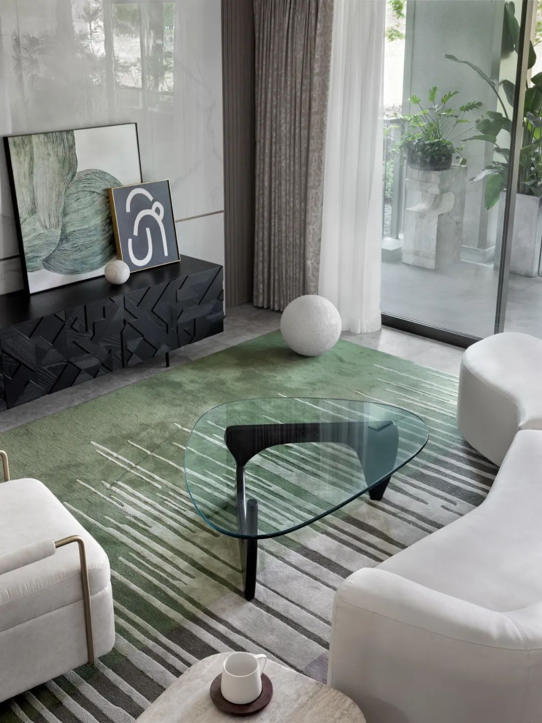 万科（成都）公园五号 214 户型样板房丨中国成都丨千墨设计-4