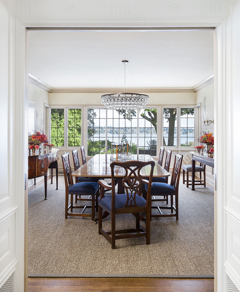 西雅图湖畔豪华庄园，现代经典风格-25