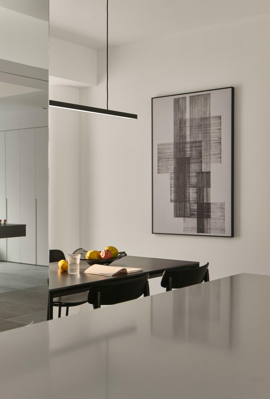 极简风开放式厨餐厅-20