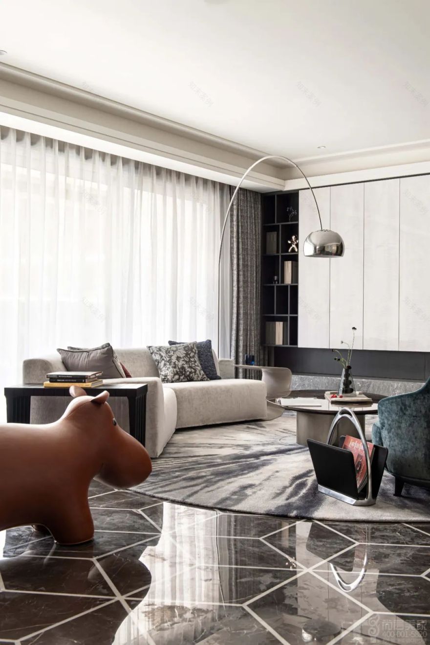 杭州信达壹品极简雅致别墅设计丨中国杭州丨尚层别墅装饰-19