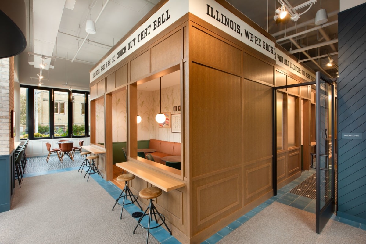 Hub Champaign Daniel Student Residence——现代校园生活的舒适新地标-10