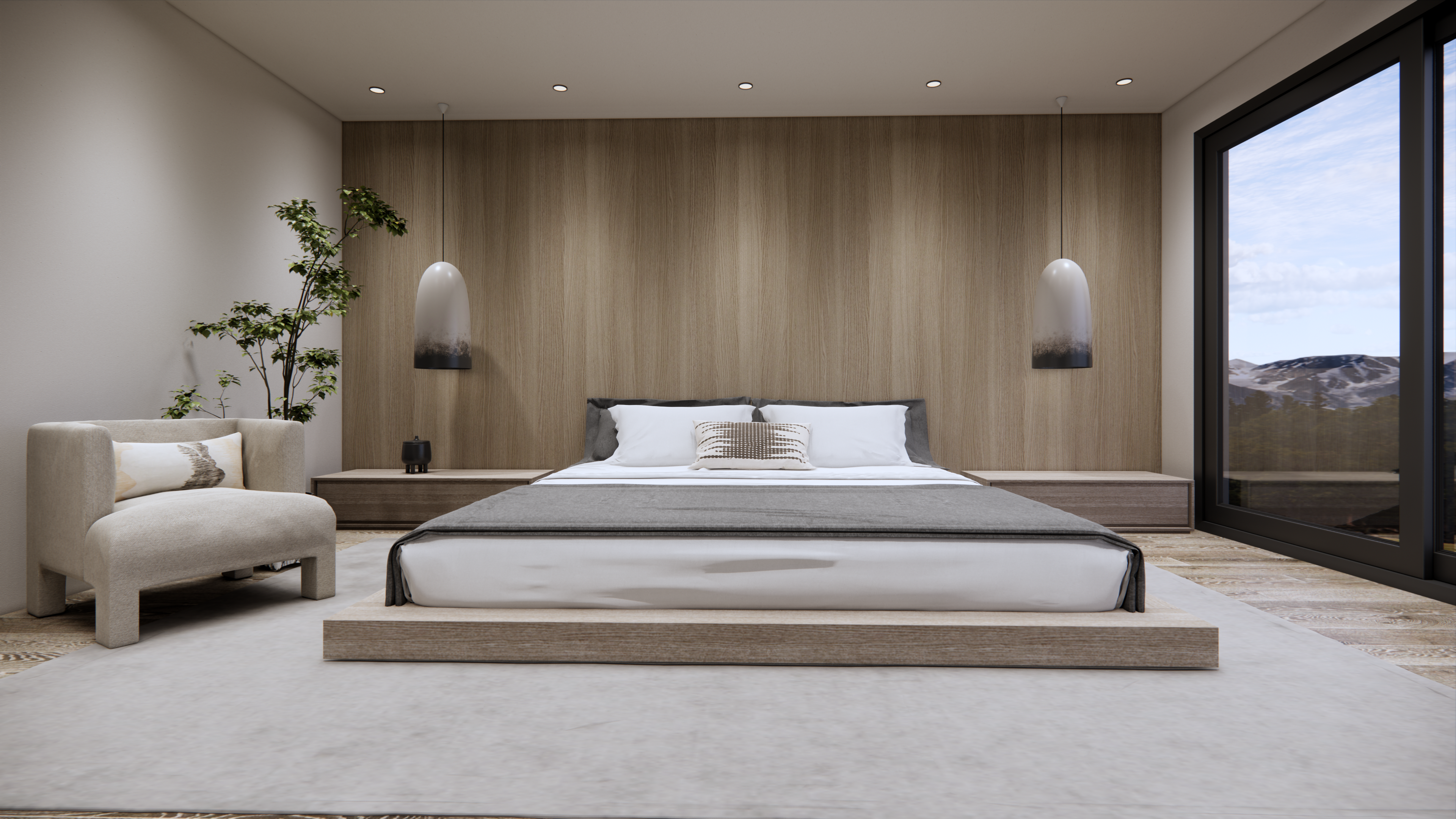 Residential Interiors Living,Kitchen,Dining & Bed rooms-4