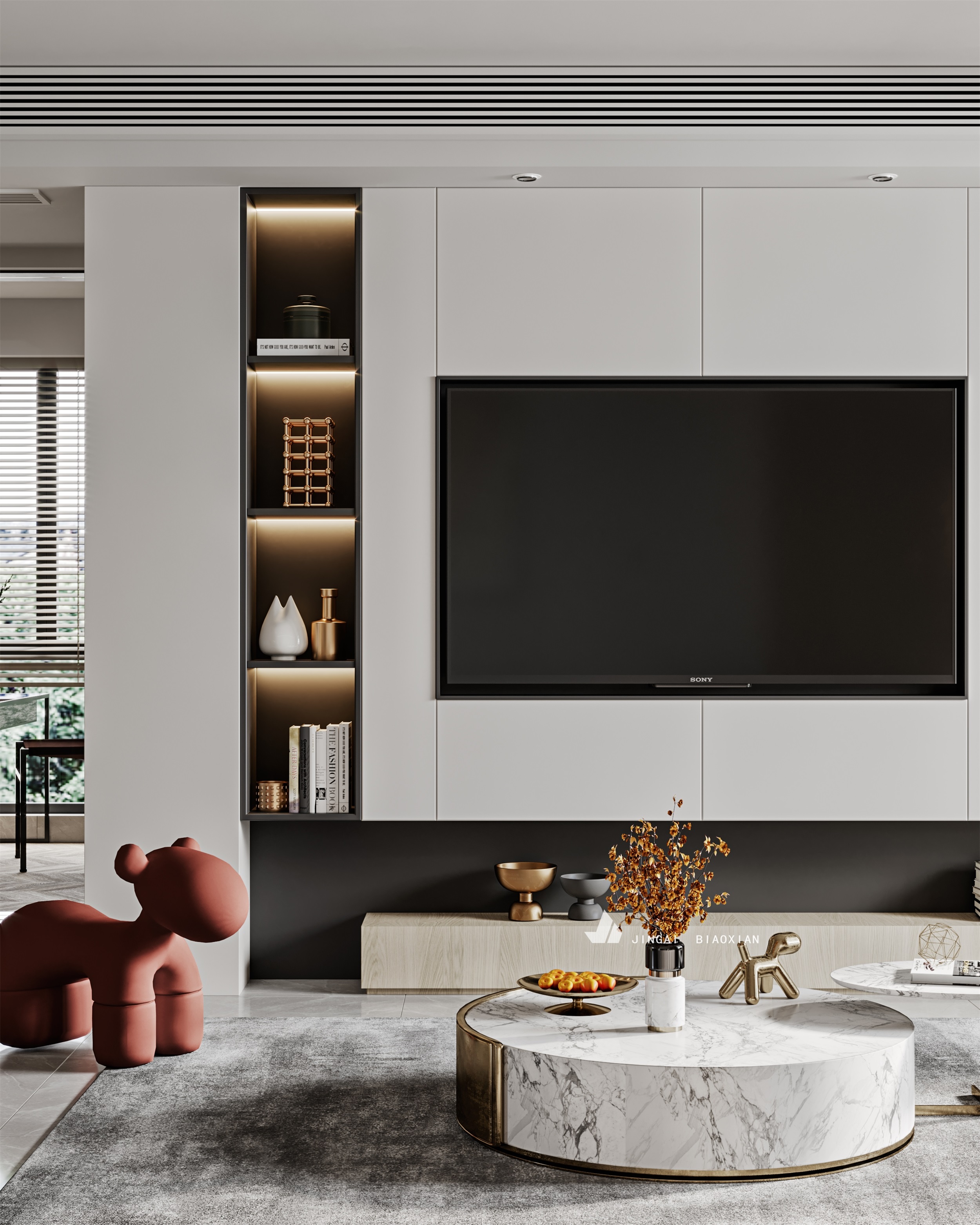 现代简约客餐厅设计案例-71