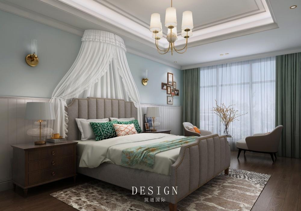筑道设计 | 美式轻奢演绎,温馨奢华空间-11