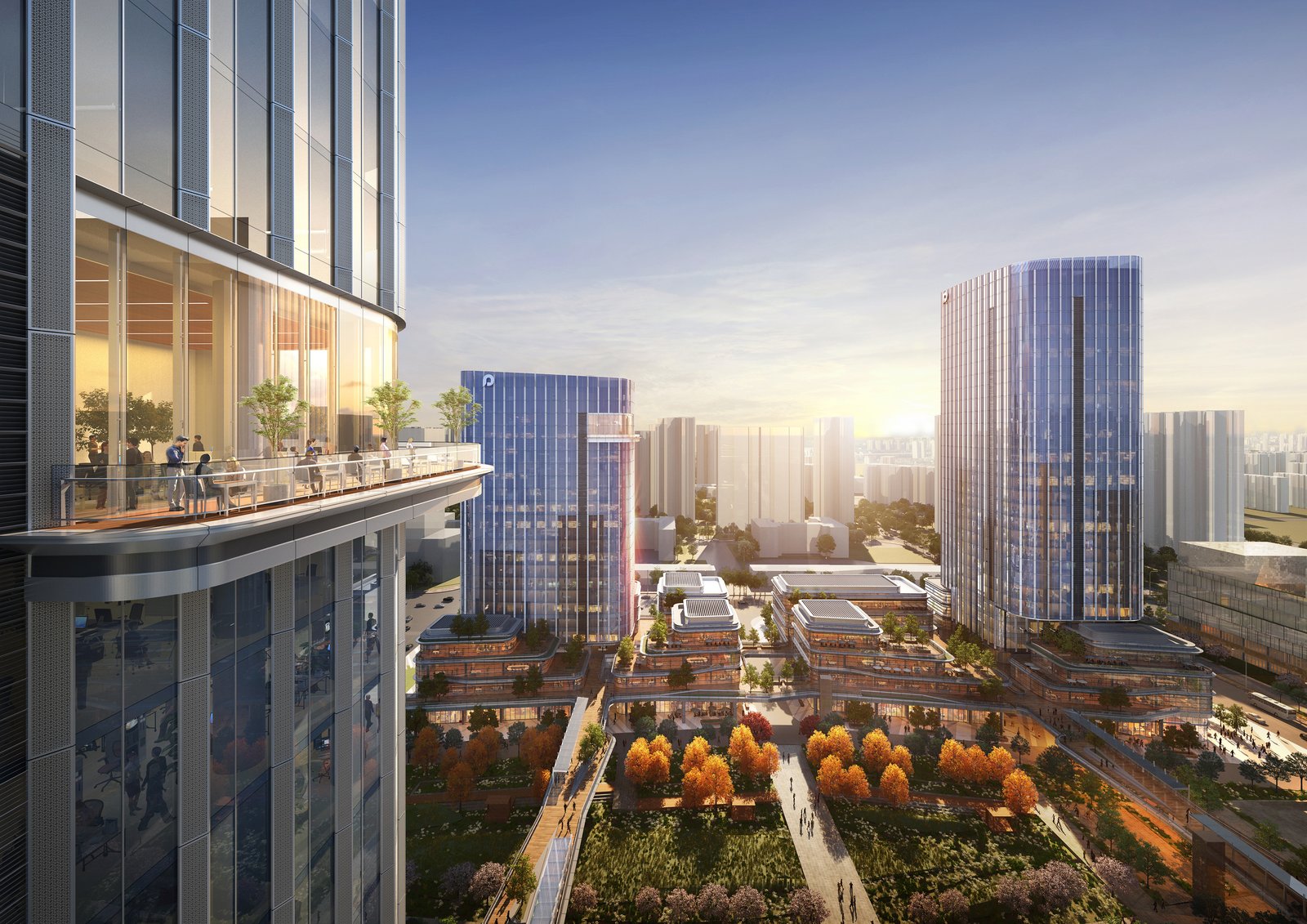 In Guangzhou, Construction Begins on Innovative Office Development Designed by Goettsch Partners-4