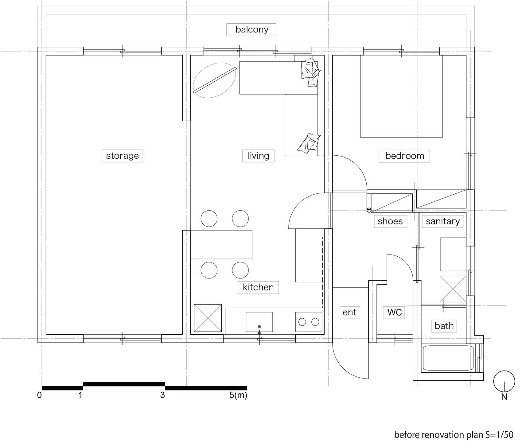 东山公寓改造丨日本丨nanometer architecture-49