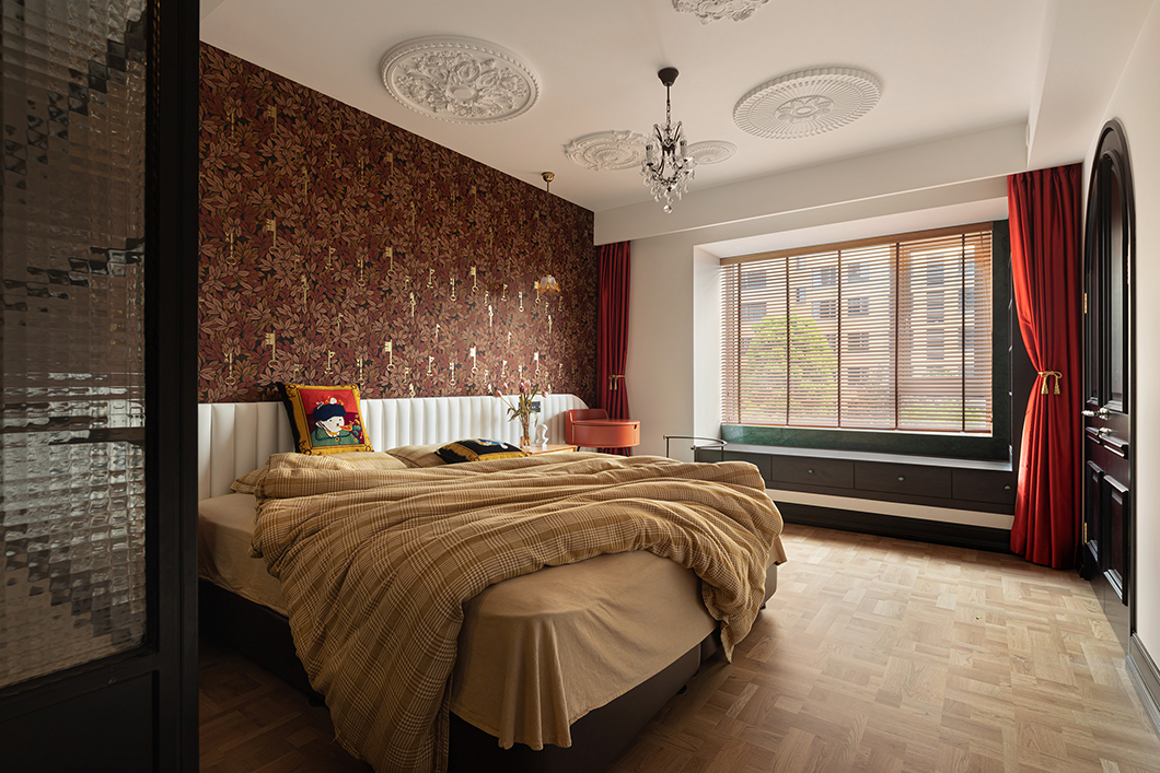 南洋复古风,151㎡家居空间的诗意探索-66