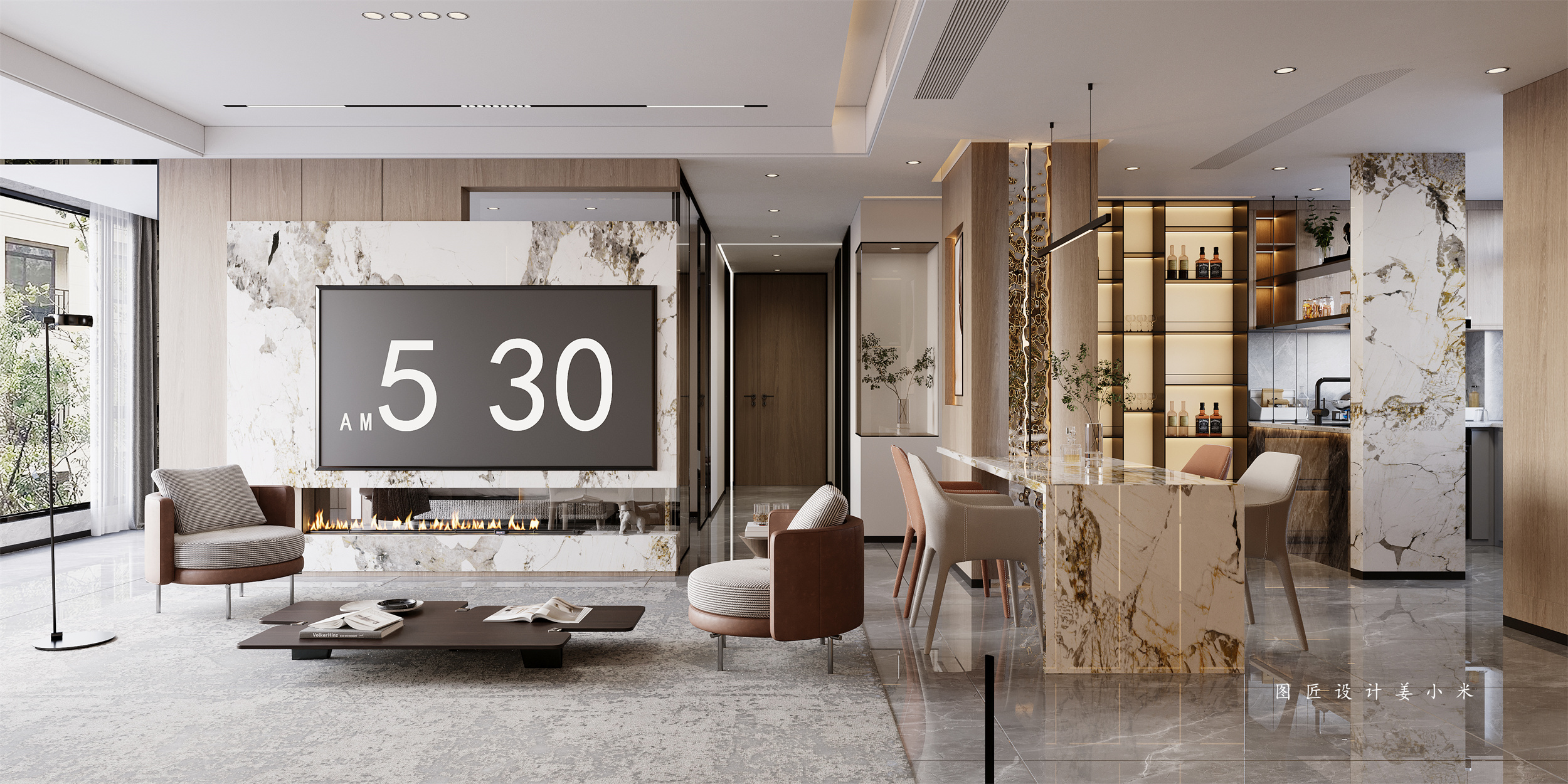 现代轻奢风设计，理想居所，简约与爱-0