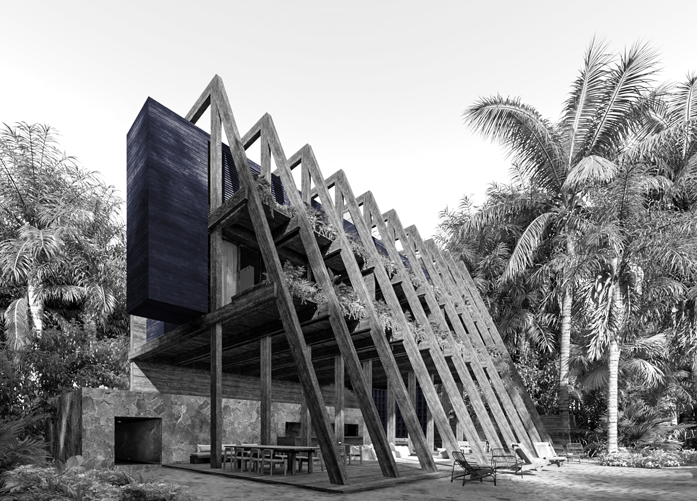 墨西哥木质金字塔酒店-3