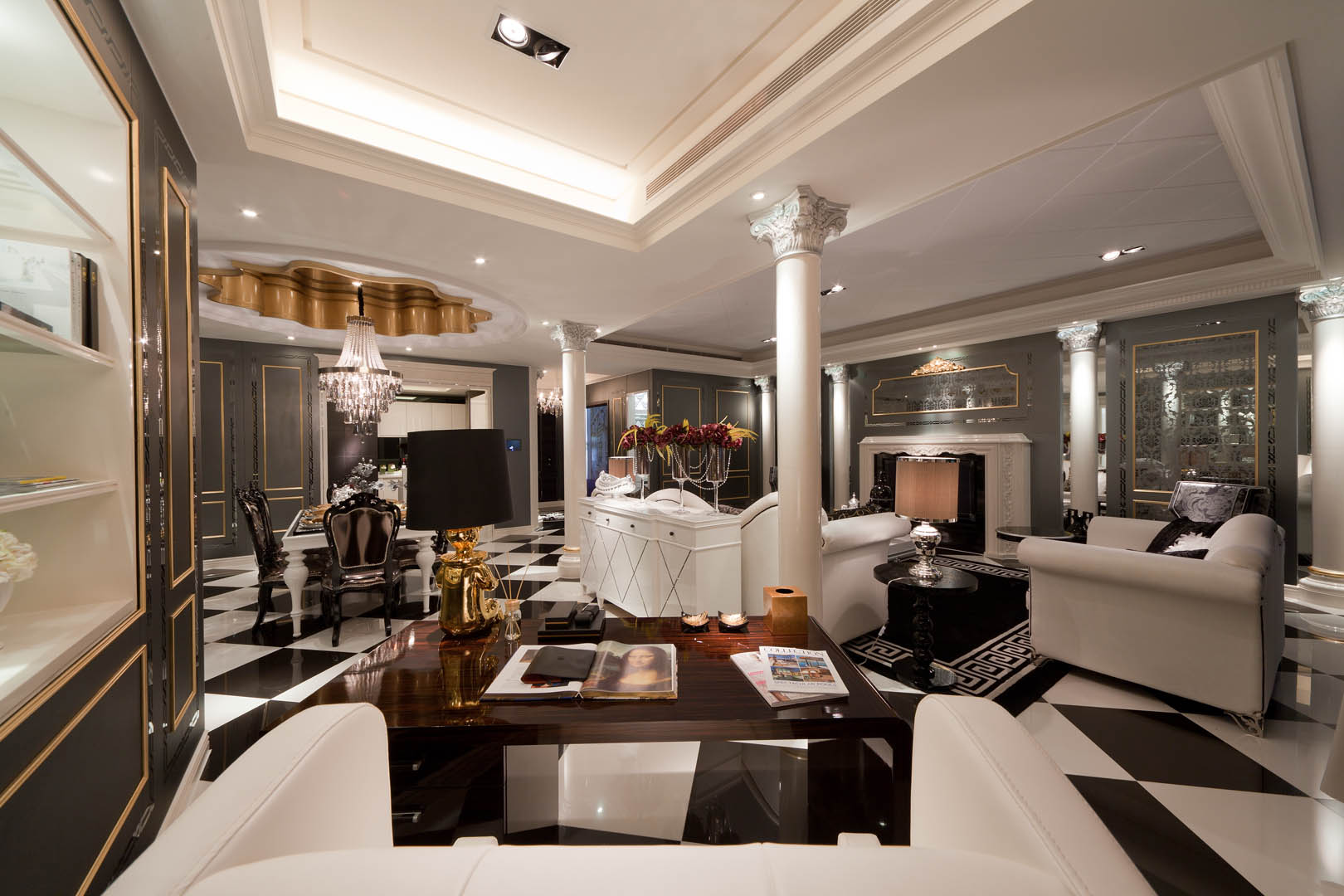 玄武设计_中央公园豪华样板房-17