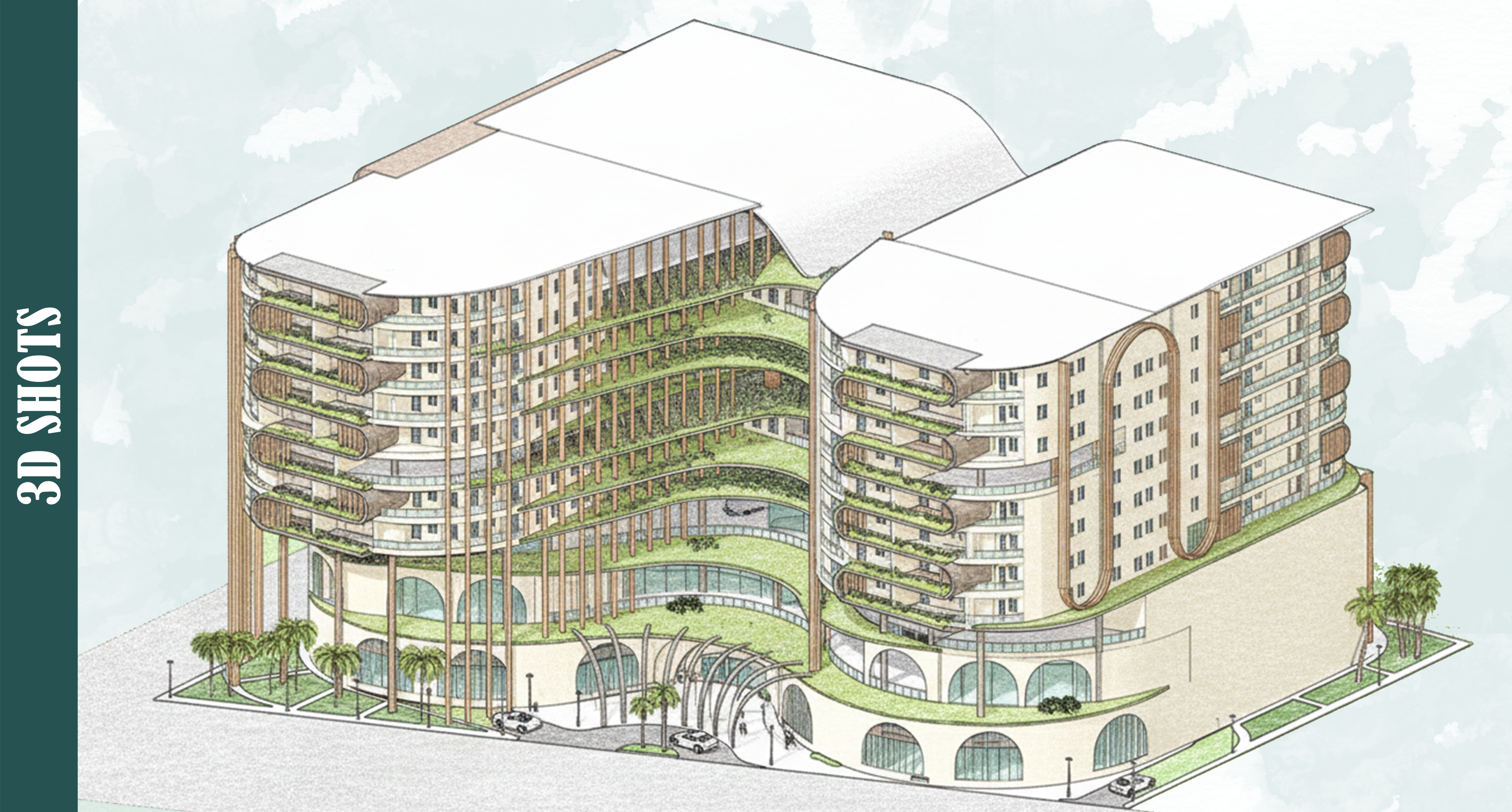 Mixed used commercial residential building project-15