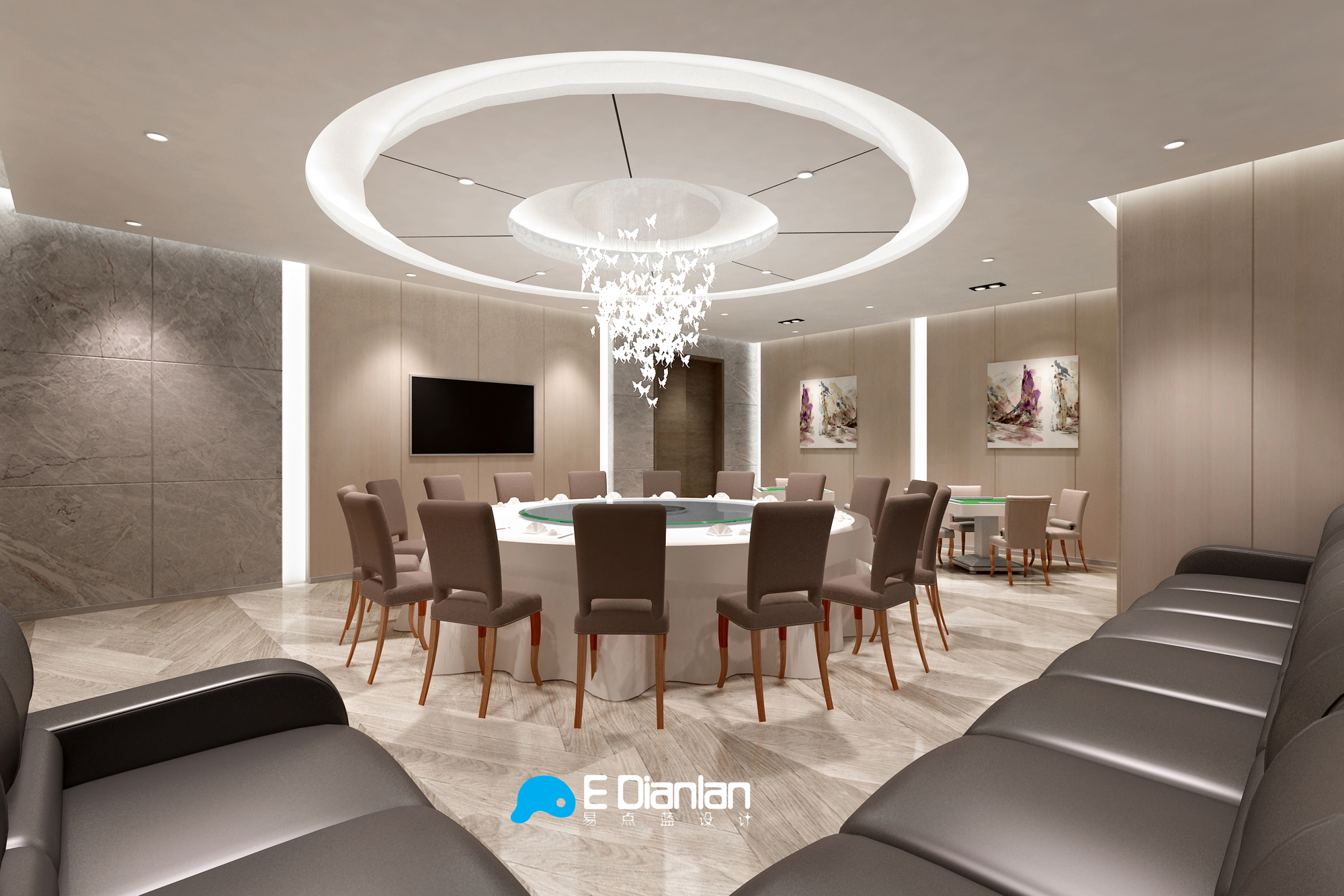 刘魏诚作品——贵州某检测中心办公设计【易点蓝E DIANLAN办公篇】-7