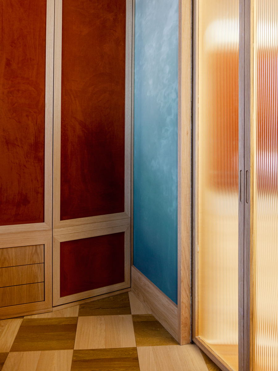 复古公寓设计 | 艺术、设计与材料的有机结合-61