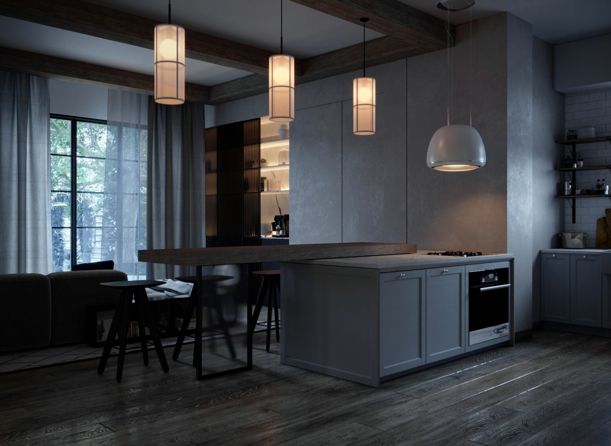 350㎡木与白，自然元素的温润质感-21