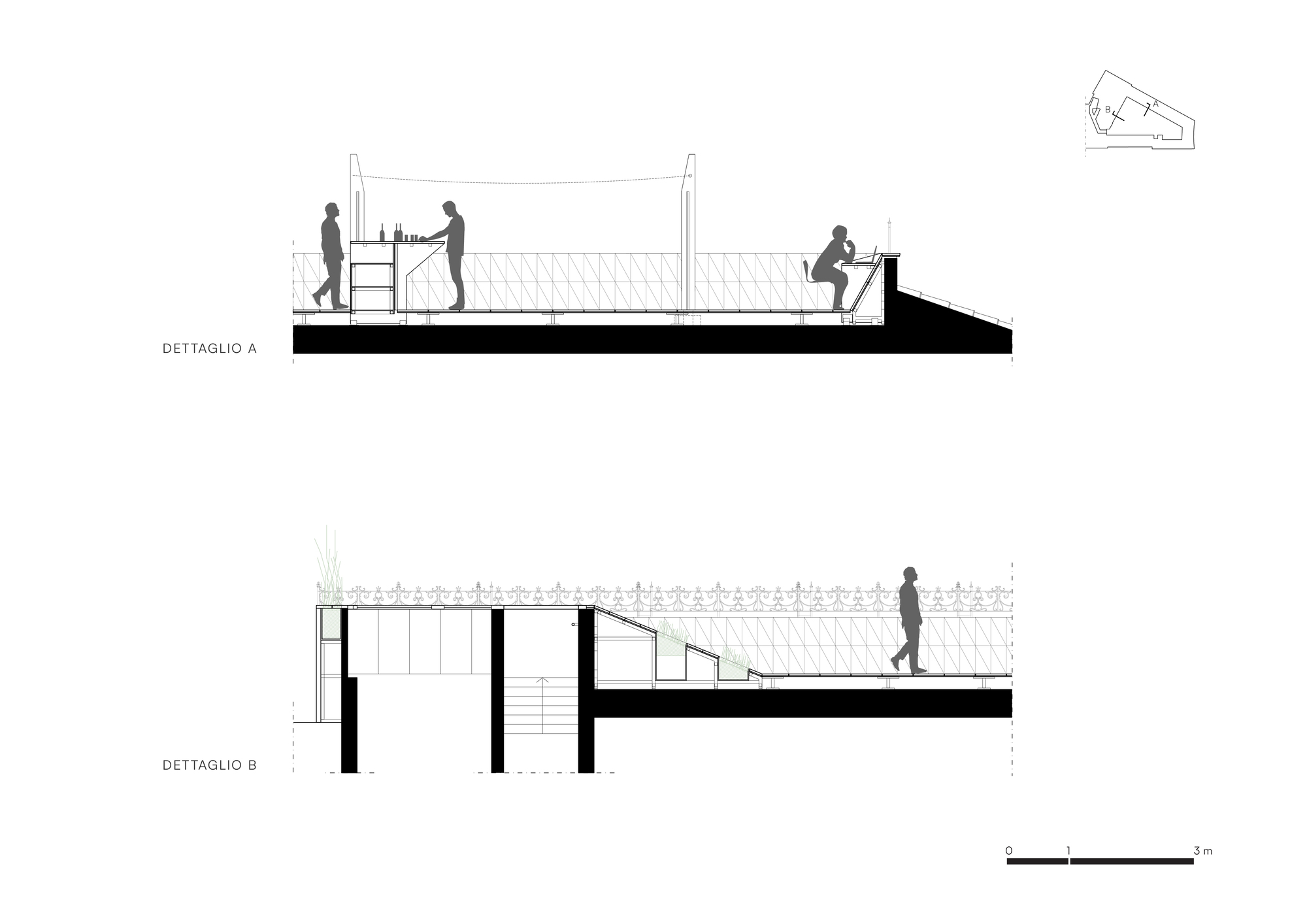 比安德拉高地广场露台丨意大利米兰丨Park Associati-34