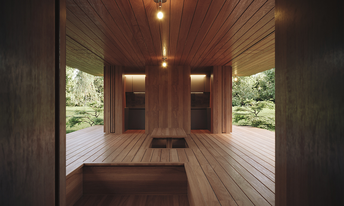 日内瓦冥想亭 | 极简禅意空间-5