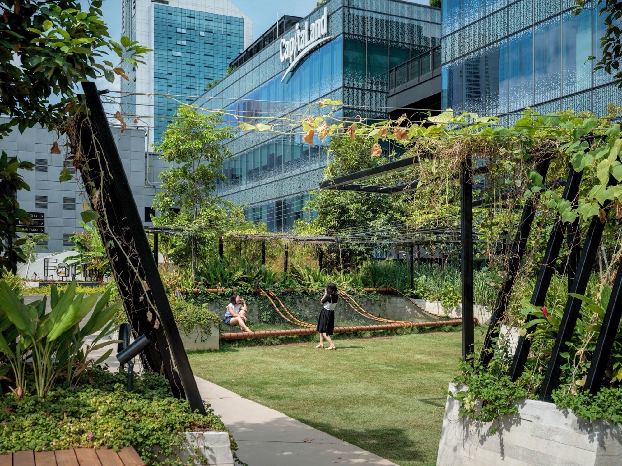 新加坡阜南购物中心周围景观丨grant associates 与 Woods Bagot 合作-5