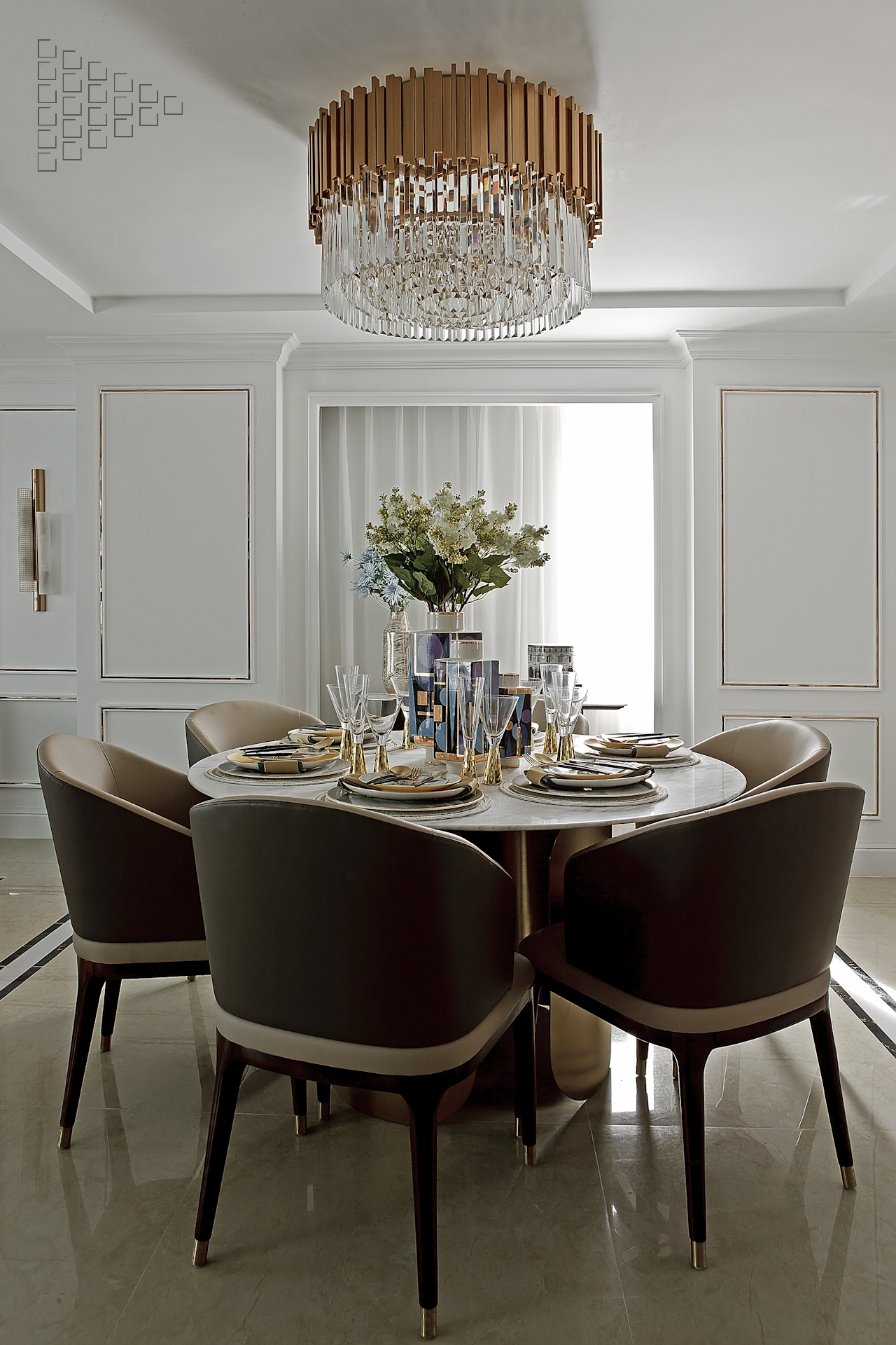 大理轻奢混搭风样板房-21