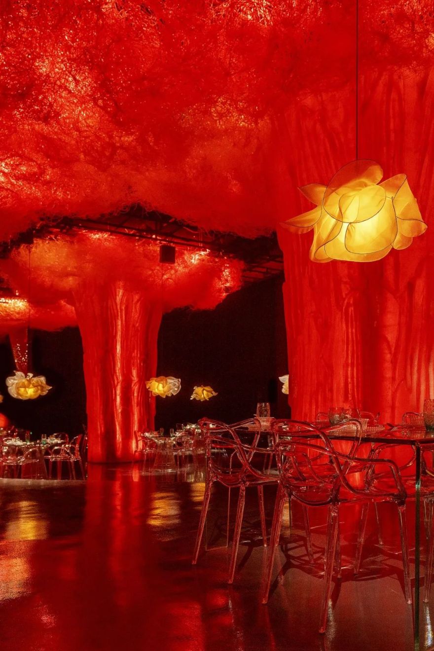 重庆 600㎡概念餐厅“云兮”水墨云雾的梦幻空间-42