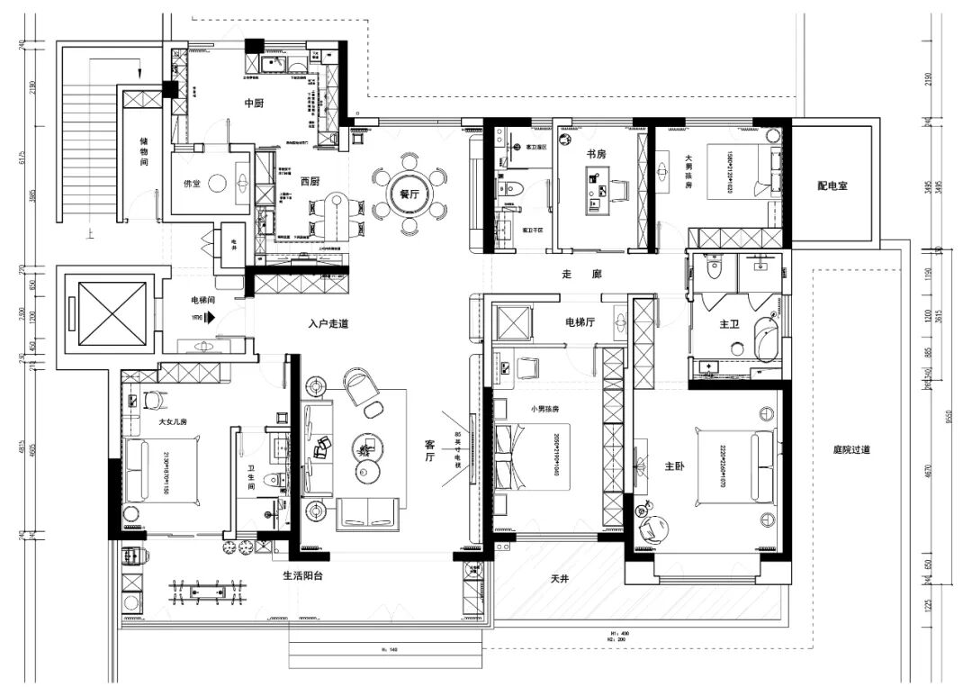 法式轻奢|底复|半畝塘设计-6
