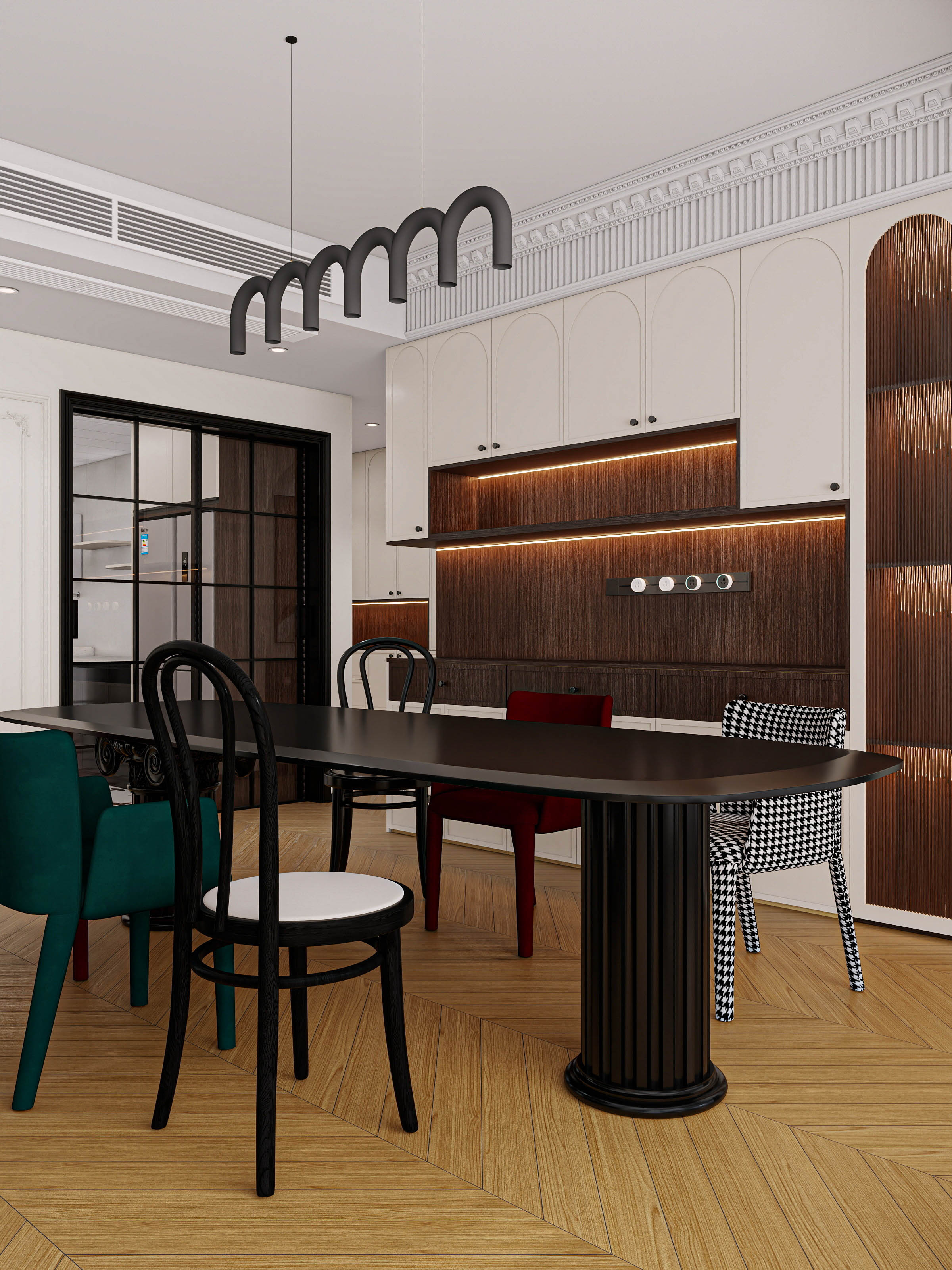 四川成都大邑滨江新城（138平方复古法式四居室）-16