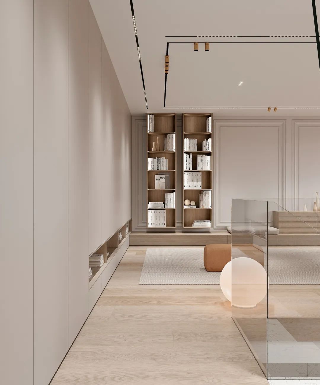 巴塞罗那现代轻法式住宅丨西班牙巴塞罗那丨Alex Tolkachev-44