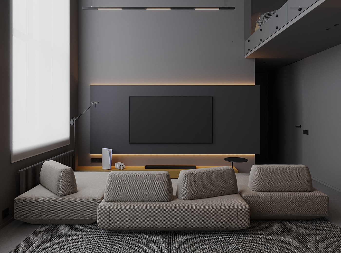 高级灰色系住宅设计-0