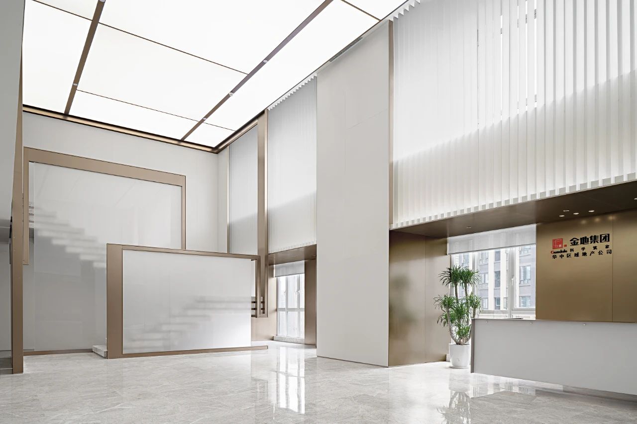   易和设计丨武汉 金地集团华中区办公总部 室内设计 丨中国武汉-7