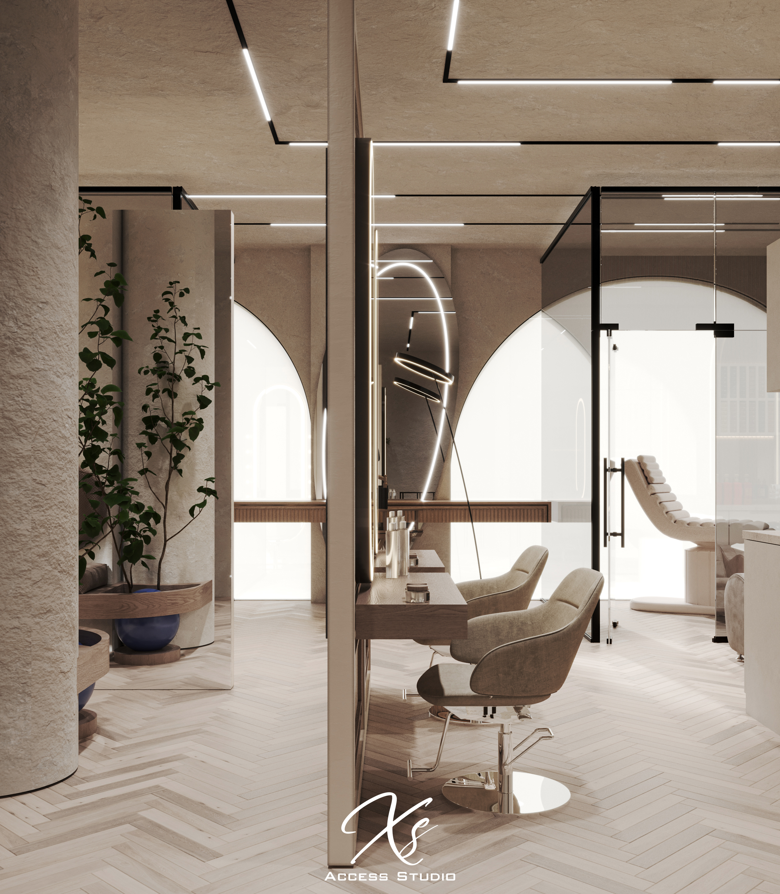 Gorgeous Beauty Salon 室内设计-28