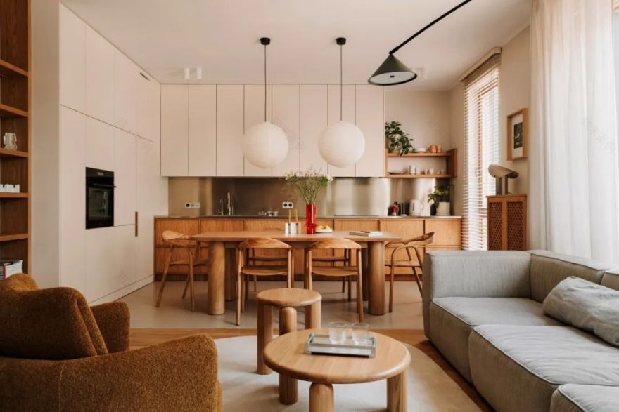 四口之家的98㎡新家丨Aleksandra Hyz-0