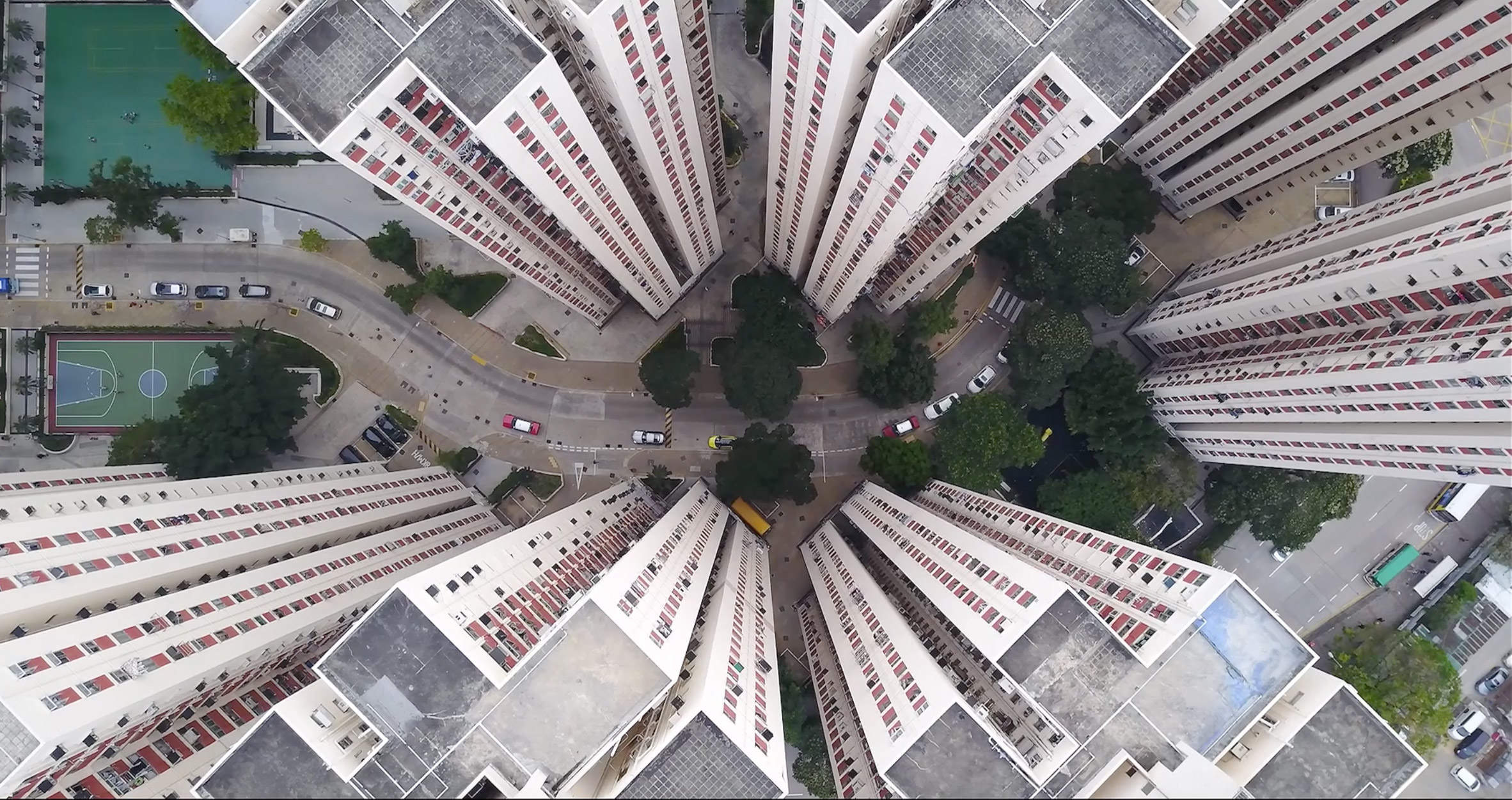 Drone film by Mariana Bisti captures Hong Kong's densely packed high-rise buildings-13