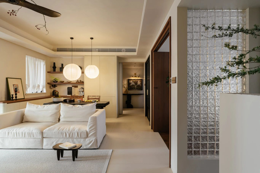 侘寂风私宅设计丨筑言设计,武汉三伏设计-16